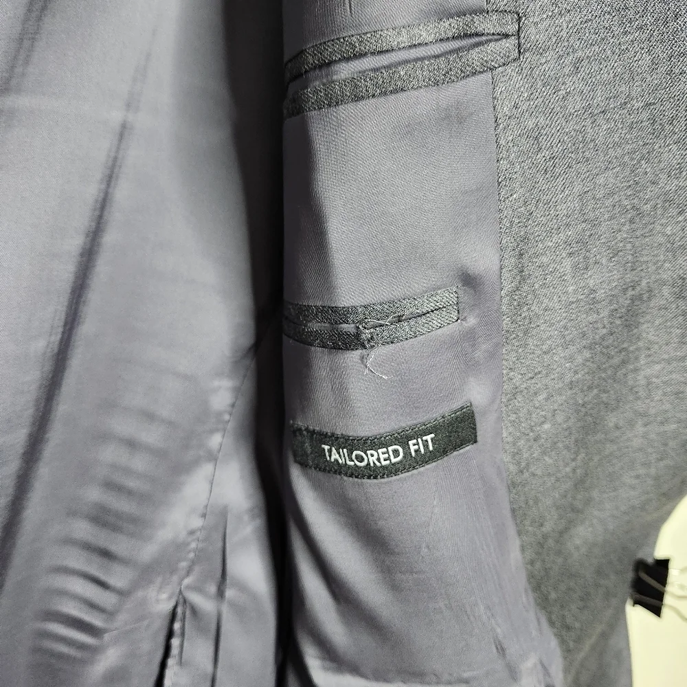 Jos A Bank 48R Charcoal Grey Traveler Blazer Suit Jacket Sport Coat Tailored Fit